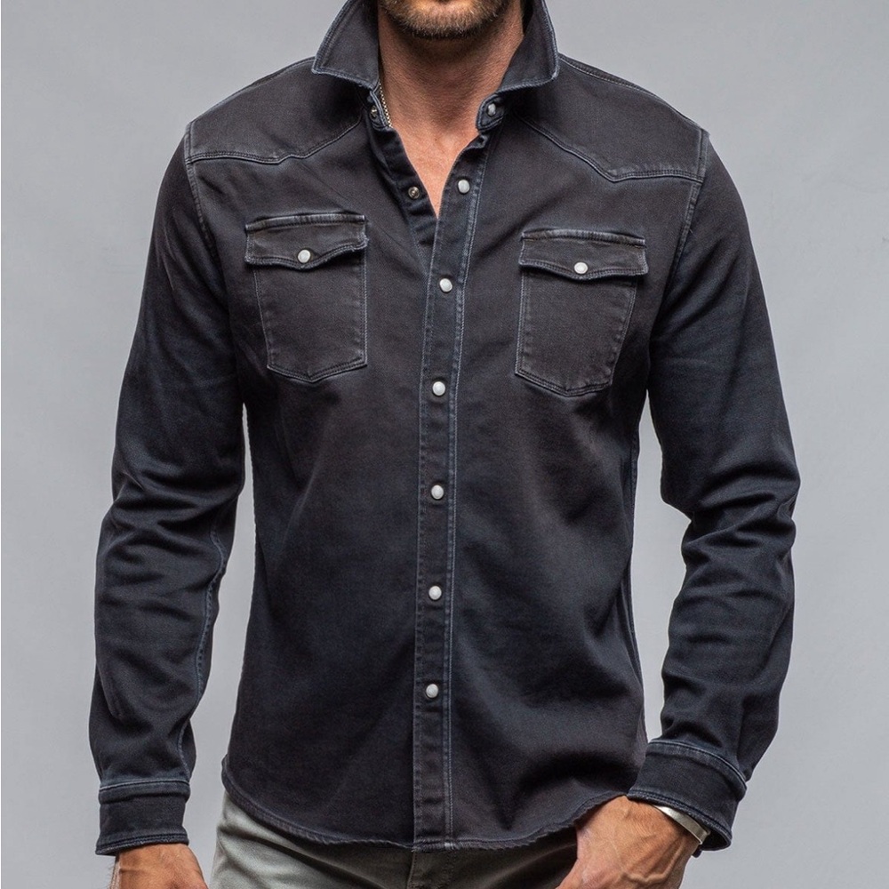 Roper Over-Dyed Western Snap Shirt
In Nero
